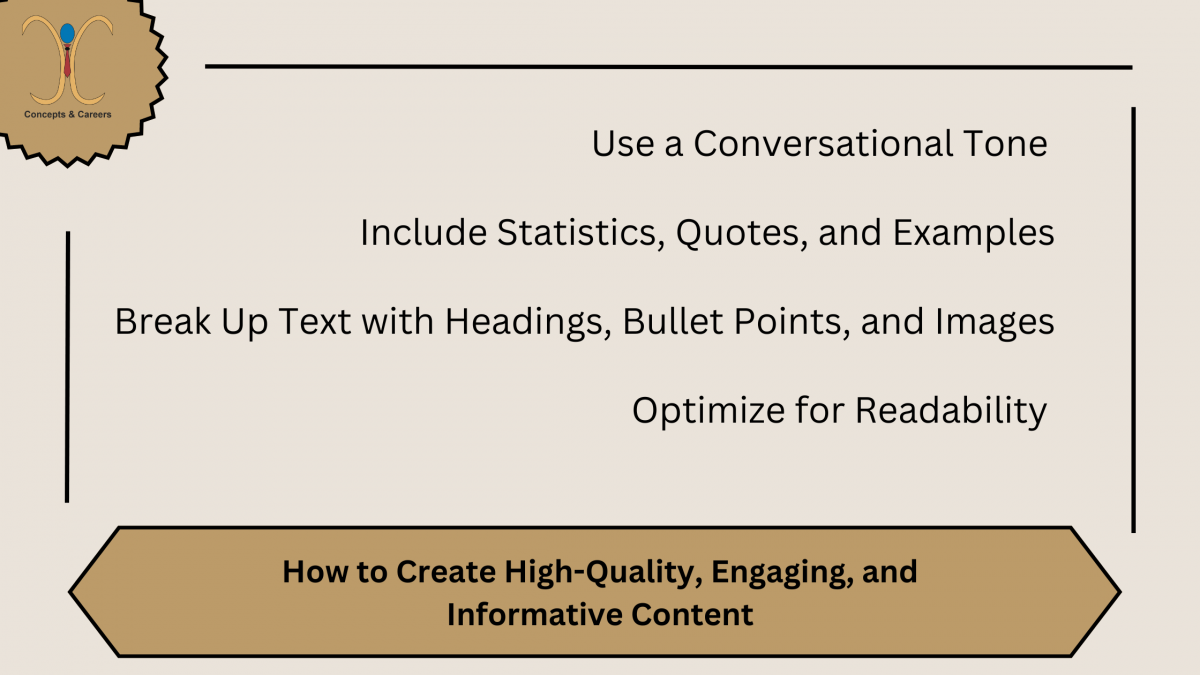 How to Create High Quality Engaging and Informative Content